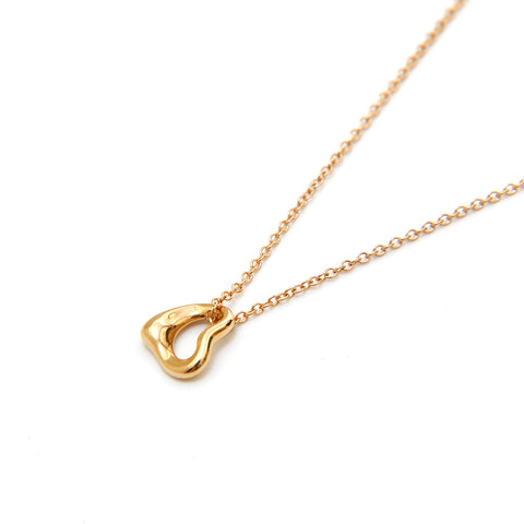Sparkling Gold Heart Necklace – Pineal Vision Jewelry